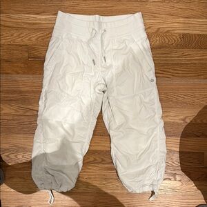 Lululemon Athletica White Track Joggers Relaxed Fit